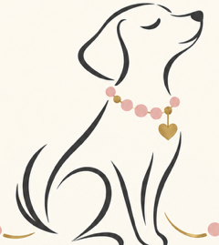 UpTown Pup dog illustration